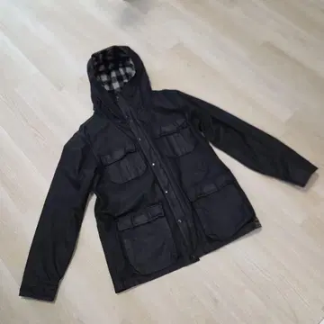 DENIM&SUPPLY 후드 부착 블랙 블루종