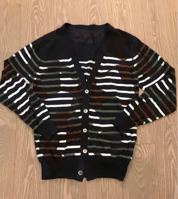 sacai 보더 카모플라주 가디건 / 네이비