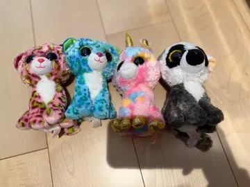 ty 봉제 인형 4개