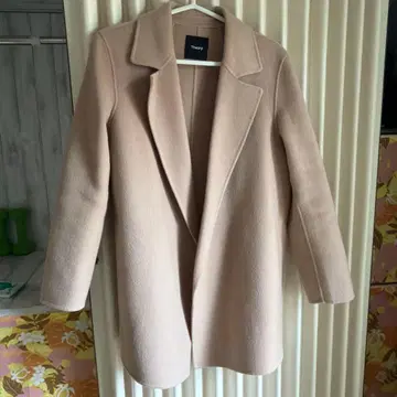 Theory 베이지 울 코트