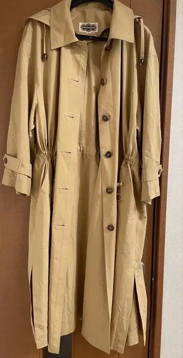 REGENCE 레쟝스 실크 100% 트렌치코트