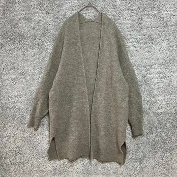 센스 오브 플레이스 버튼리스 가디건 모헤어 알파카 혼방 힙 커버