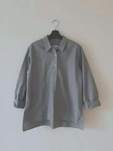 마가렛호웰 긴팔 버튼 달린 셔츠 코튼 100% 미사용급