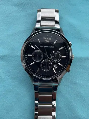 엠포리오 아르마니 손목시계 남성용 크로노그래프