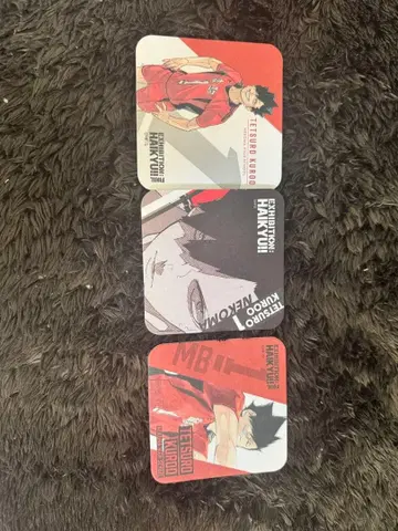 하이큐!! 캐릭터 코스터 3개 세트