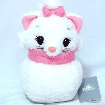 디즈니 마리 캣 눈사람 봉제 인형