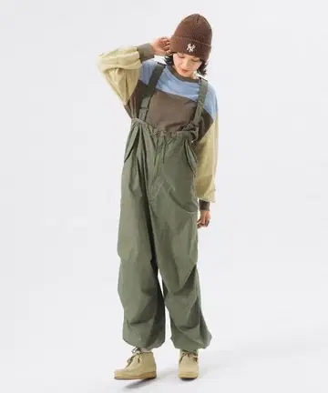 BEAMS BOY US ARMY 오버 팬츠