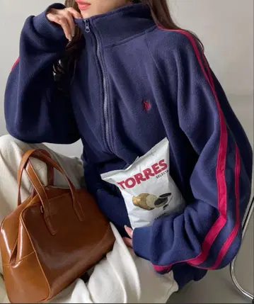 폴로 랄프 로렌 네이비 집업