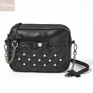 majoretty 아베일 스퀘어 숄더백 블랙 양산형 지뢰계