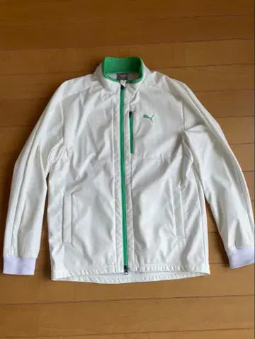 [ 새상품급 ] PUMA XL 화이트 그린 자켓 푸마