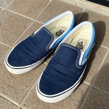 vans 슬립온 블루 네이비