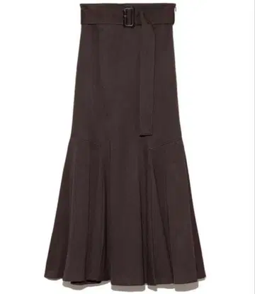프레이 아이디 플리츠 헤임 하이웨스트 스커트