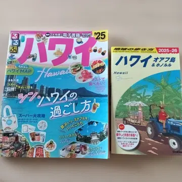 미사용 새상품 하와이 2025-26 루루부 지구의 여행 지도 여행 가이드