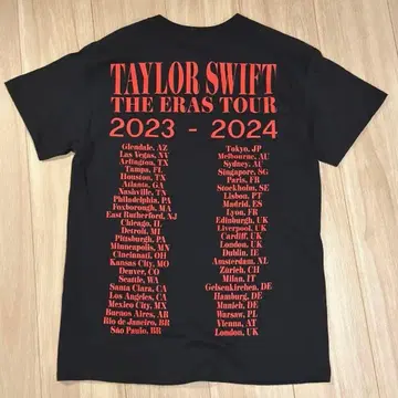 Taylor Swift 테일러 스위프트 T셔츠 ERAS TOUR