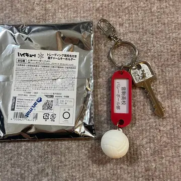 하이큐 트레이딩 고등학교 이름표기 열쇠 참 키링 네코마