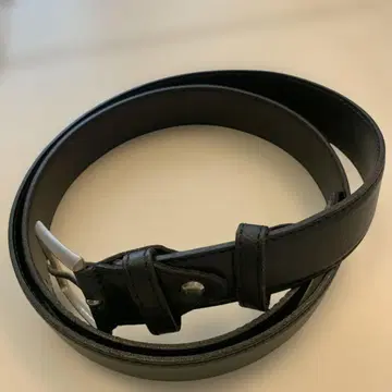 이탈리아 구매 블랙 가죽 벨트 95cm