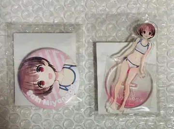 사쿠지 미야나가 사키 아크릴 스탠드 캔뱃지