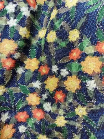 기모노 리메이크, 순수 실크, 토카마치 명주 몸빼 팬츠, 기장 97