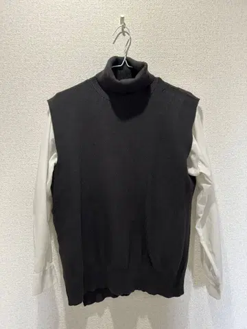 유나이티드 애로우즈 터틀 베스트+셔츠