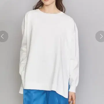 뷰티 앤 유스 유나이티드 애로우즈 슬릿 크루넥 니트