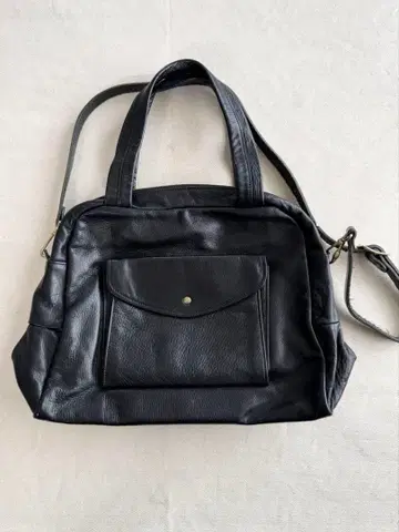 Ense 앙사 가죽 가방 블랙 숄더백