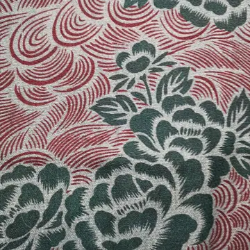 겉옷 모란 패턴 앤티크