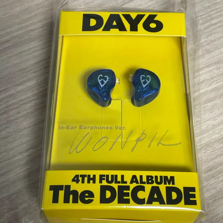 DAY6 | 데이식스 Day6 Wonpil in-ear sealed The Decade earphones #원