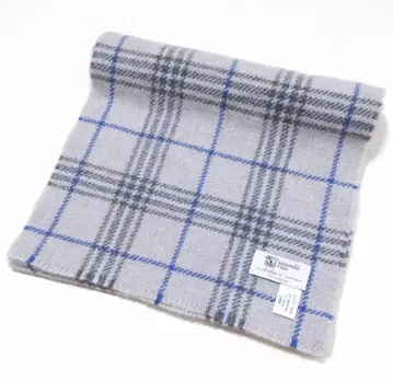 컨디션 최상 레리안 x 존스턴즈 캐시미어 머플러 체크 50주년 기념