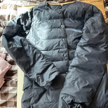 MUJI 네이비 컬러 다운 자켓 M