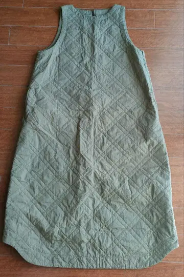 BEAMS BOY 퀼팅 슬리브리스 원피스