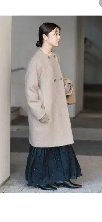 IENA 노카라 코트 스픽앤스팬 노블 유나이티드 애로우즈