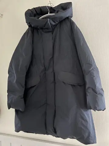 유니클로+J 네이비 다운 코트 L 사이즈