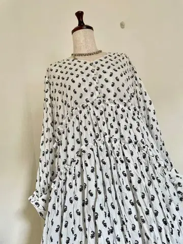 [ 엔리코 도마니 ] 플라워 티어드 원피스