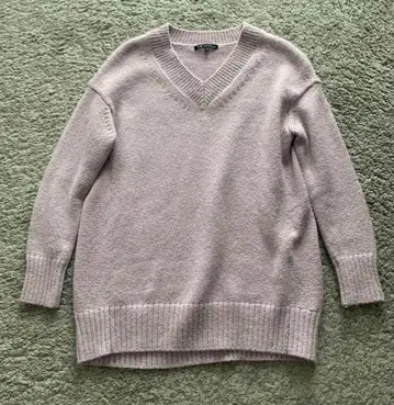 23구 핑크 퍼플 양모 알파카 혼방 라메 니트 38