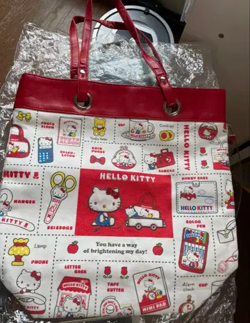 새상품 키티 토트백