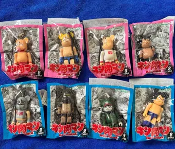 근육맨 CC레몬 부속 베어브릭 스트랩 8체 풀세트