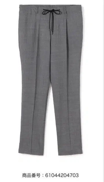 슬랙스 Super120's 울 폴리에스테르 1 플리츠 이지 슬랙스