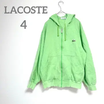 라코스테 후드티 4 그린 계열 풀 집업 원 포인트 트레이닝복 긴팔