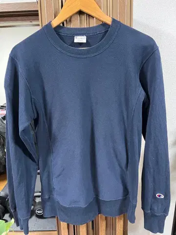 Champion Reverse Weave 맨투맨 M 네이비