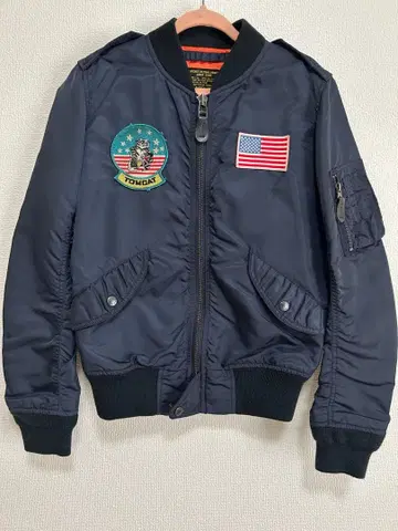 [ 새상품급 ] AVREX L-2A MA-1 자켓 M 네이비