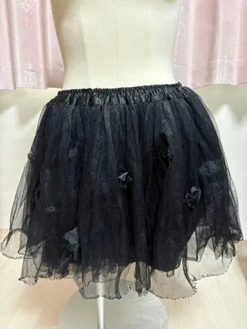 ANNA SUI 튤 플레어 스커트