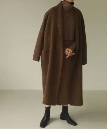 TODAYFUL/체크 무늬 롱 코트