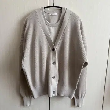 [ Plage 플라주 ] 앙상블 가디건 & 슬리브리스 그레이지