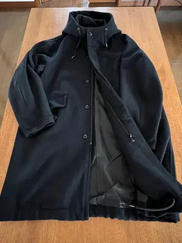 빔즈 모즈 코트 네이비 후드 부착