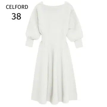 셀포드 홀가먼트 원피스 화이트 긴팔 롱