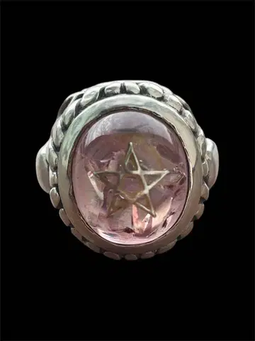 알렉스 스트리터 라벤더 베이비 엔젤 하트 반지 hyde 라르크