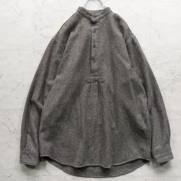 빈티지 아일랜드제 울 실크 풀오버 셔츠 L 상당