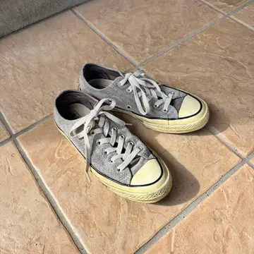 컨버스 ct70 척테일러 스웨이드 그레이 24cm
