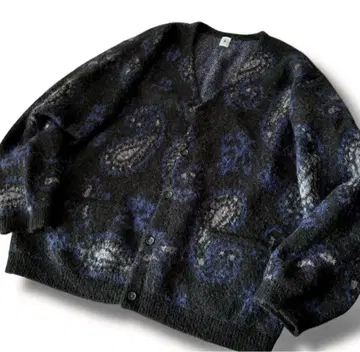 페이즐리 무늬 가디건