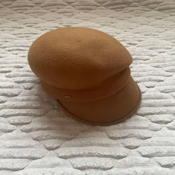 CA4LA 카시라 울 헌팅 캡 브라운